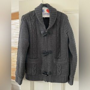 SCHOTT BROS FLEECE LINED SWEATER